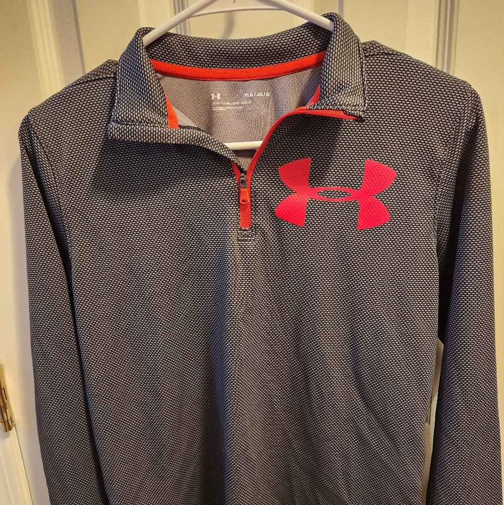Boys UA quarterzip long-sleeve
